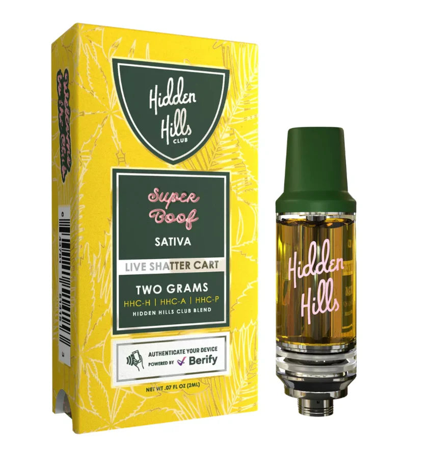 HIDDEN HILLS - LIVE SHATTER 2G CART