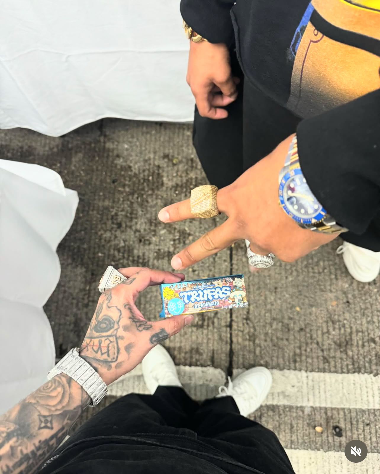 TRUFAS - MR MUSHIES X ADAN CRUZ X PSYCODELIA - CHOCOLATE WITH MUSHROOMS 4G