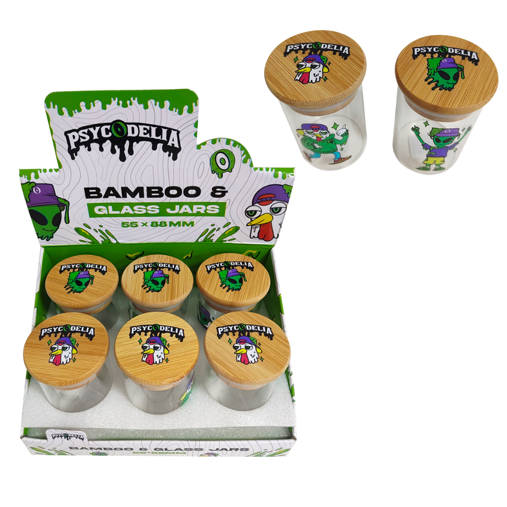 Glass Container with Bamboo Lid - Drip Collection