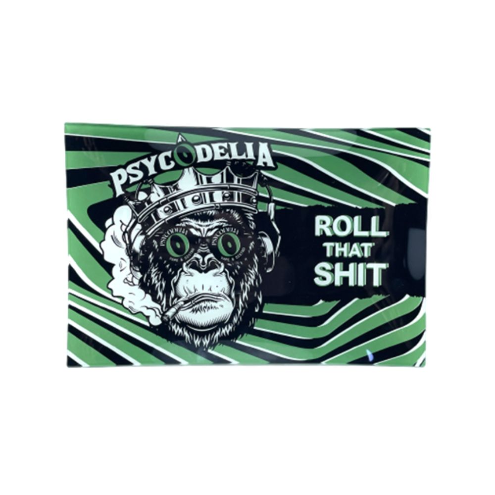 PSYCODELIA Large Glass Tray – Gorilla