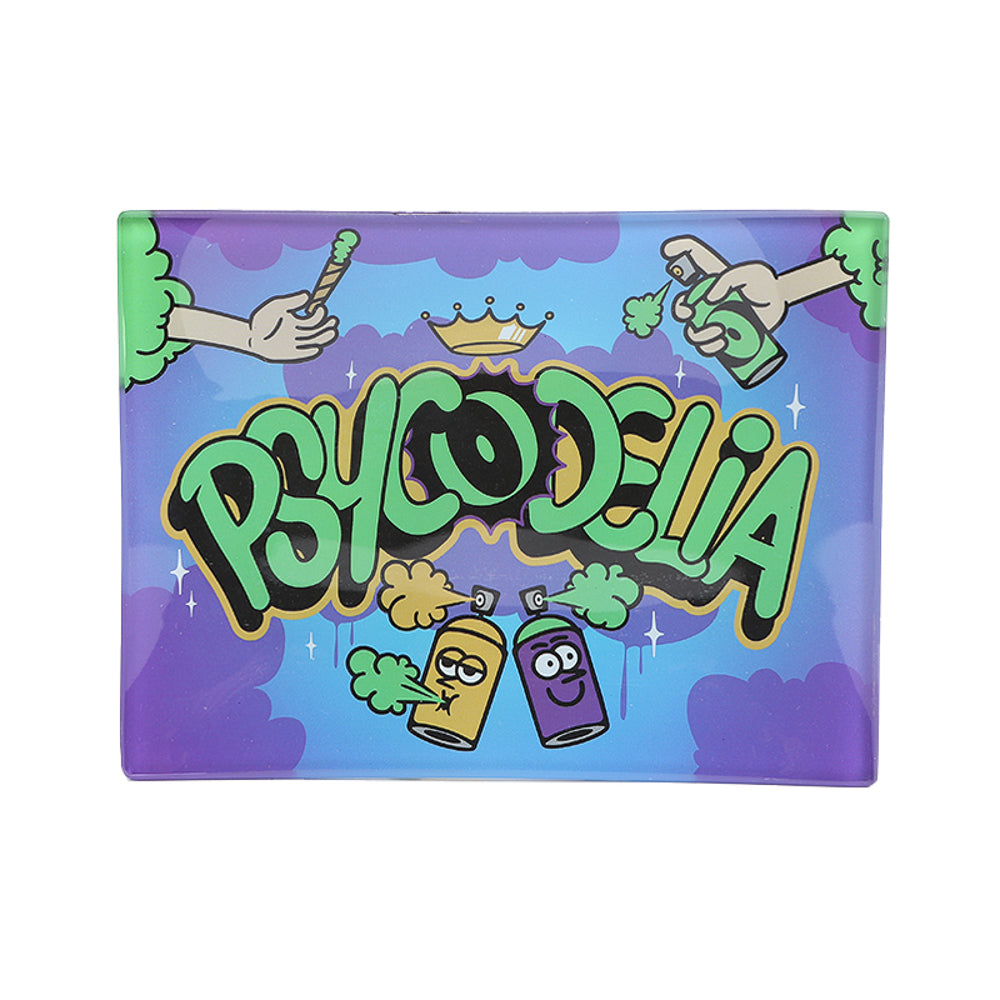 Mini Glass Tray - Graffiti