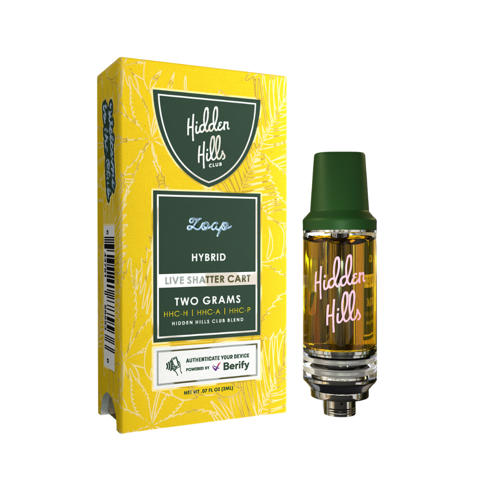 HIDDEN HILLS - LIVE SHATTER 2G CART