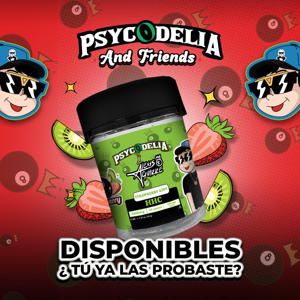 PSYCHEDELIA AND FRIENDS - ALEXIS AGUIRRE HHC GUMMIES 1000 MG
