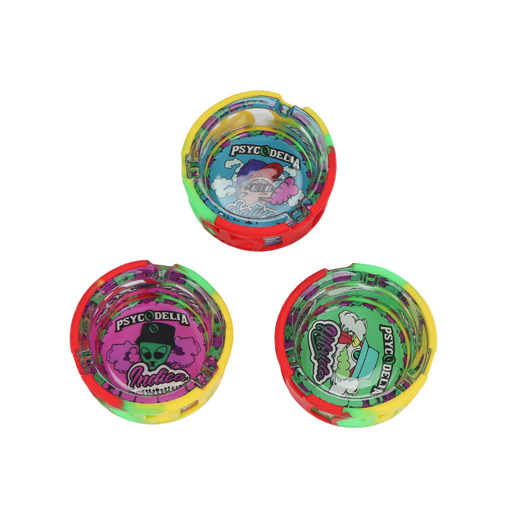 Ashtray with Silicone Protection - Strains Collection