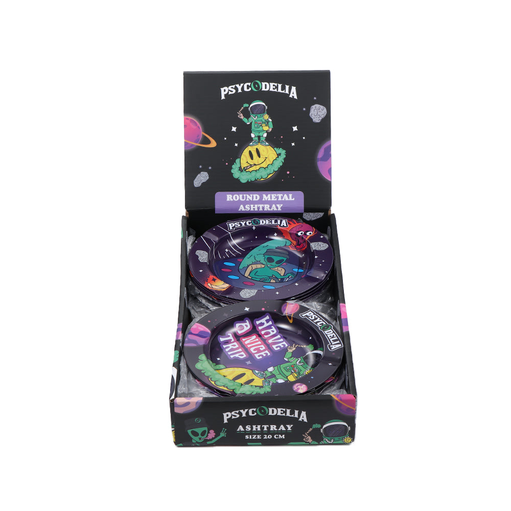 CIRCULAR METAL TRAY - SPACE