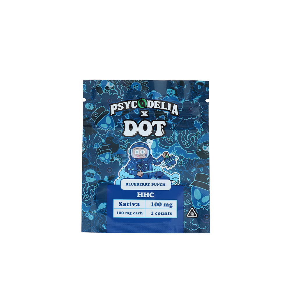 HHC Gummies 100mg - Blueberry Punch (Individual)