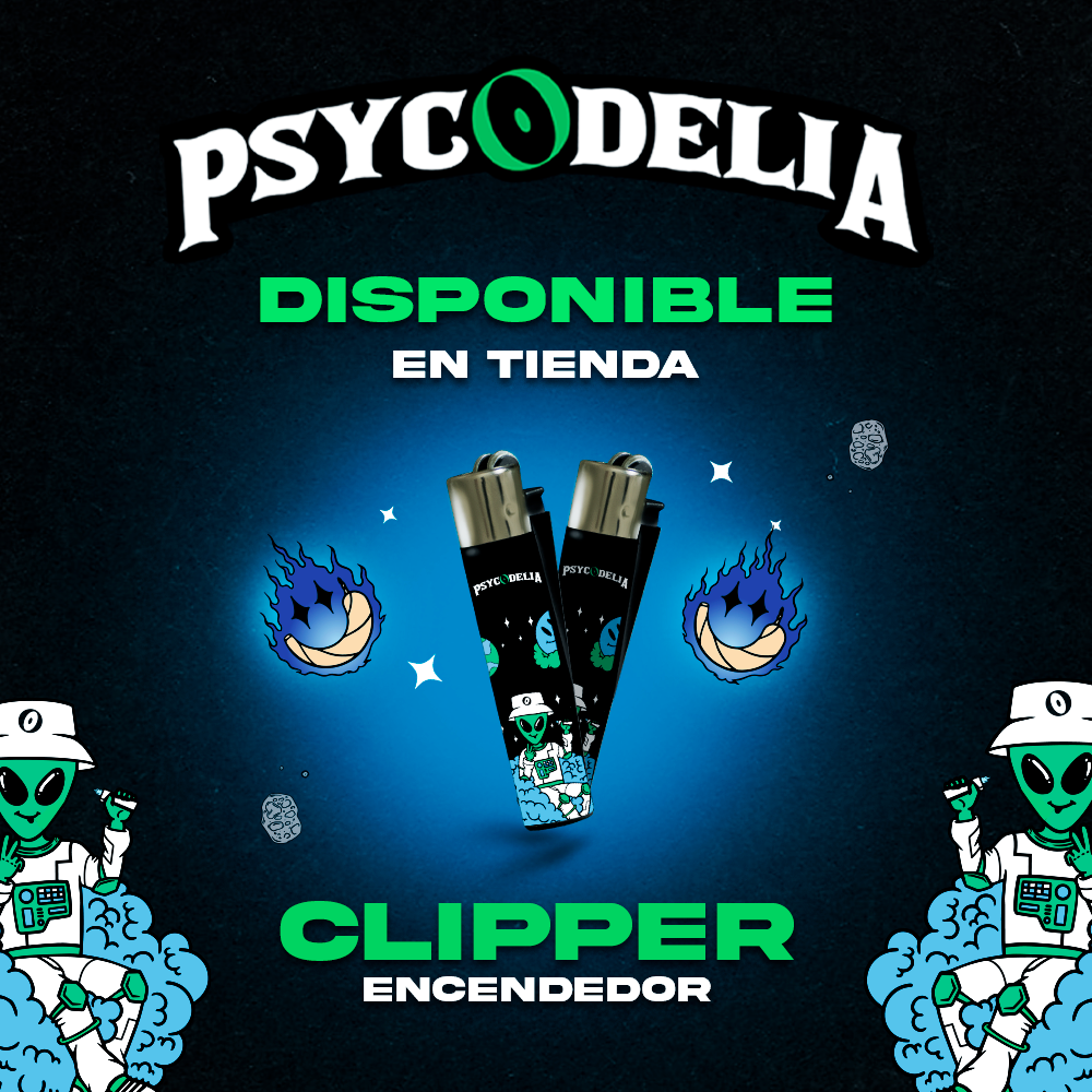 PSYCODELIA Clipper Lighter – Alien